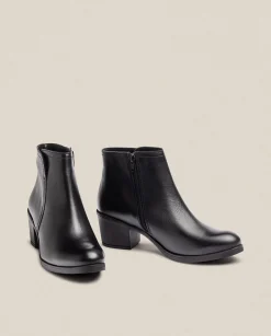 Sale Heeled Ankle Boot LILLE-016 Black Ankle Boots