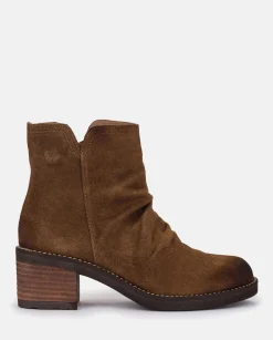 Hot Heeled Ankle Boot MESINA-003 Brown Ankle Boots