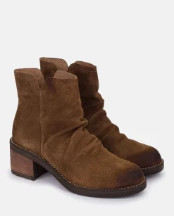 Hot Heeled Ankle Boot MESINA-003 Brown Ankle Boots