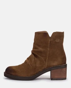 Hot Heeled Ankle Boot MESINA-003 Brown Ankle Boots