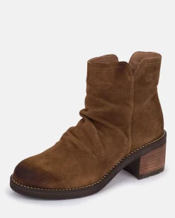 Hot Heeled Ankle Boot MESINA-003 Brown Ankle Boots