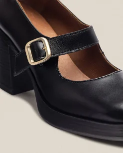 Best Heeled Ankle Boot ORNE-002 Black Ankle Boots