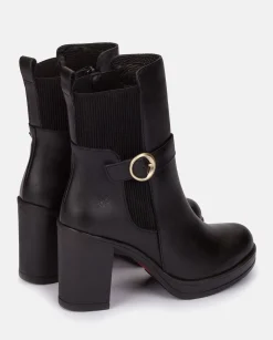 Flash Sale Heeled Ankle Boot PILSEN-003 Black Ankle Boots