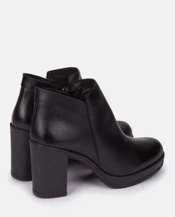 Outlet Heeled Ankle Boot PILSEN-004 Black Ankle Boots