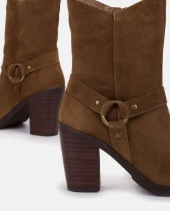 Shop Heeled Ankle Boot TOURS-008 Brown Ankle Boots