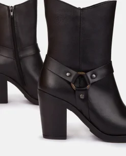 Sale Heeled Ankle Boot TOURS-008 Nero Ankle Boots