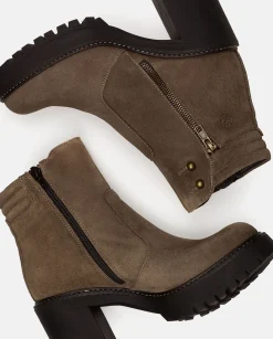 Sale Heeled Ankle Boot TUNA-002 Grey Ankle Boots