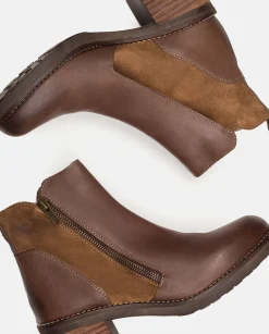 Flash Sale Heeled Ankle Boots MESINA-002 Brown Ankle Boots