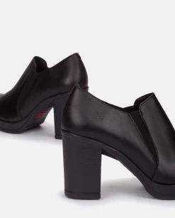 Cheap Heeled Ankle Boots PILSEN-005 Black Shoes