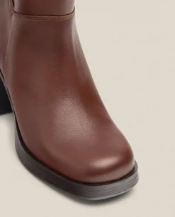 Outlet Heeled Boot KOLIN-008 Brown Boots