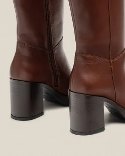 Outlet Heeled Boot KOLIN-008 Brown Boots