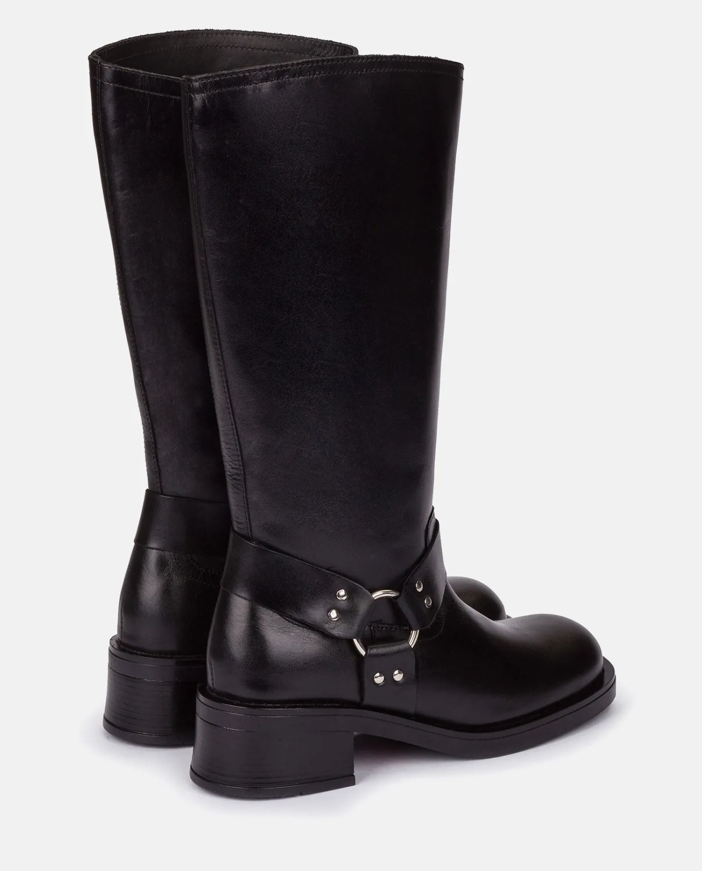 Flash Sale Heeled Booty SPA-004 Black Boots