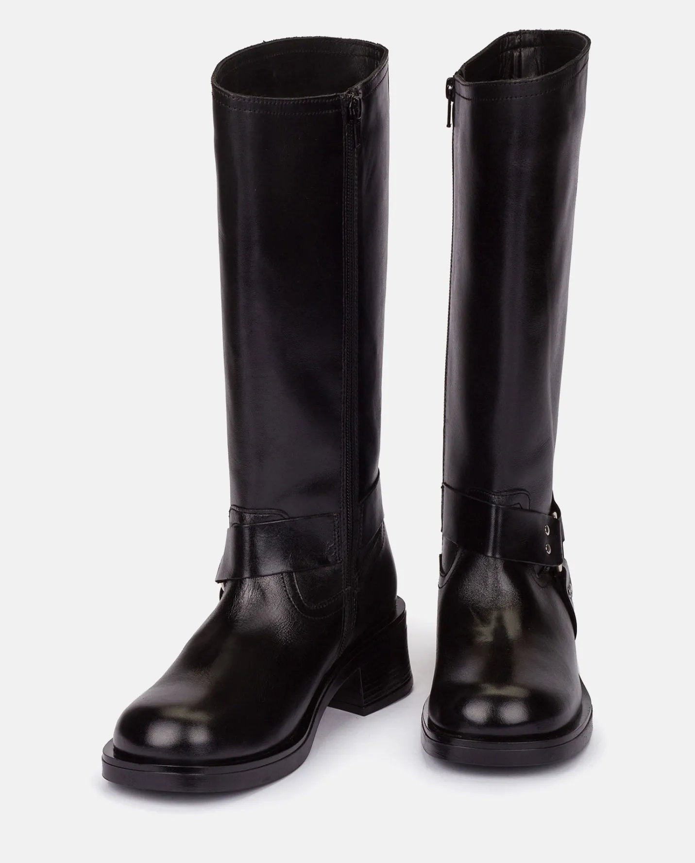 Flash Sale Heeled Booty SPA-004 Black Boots