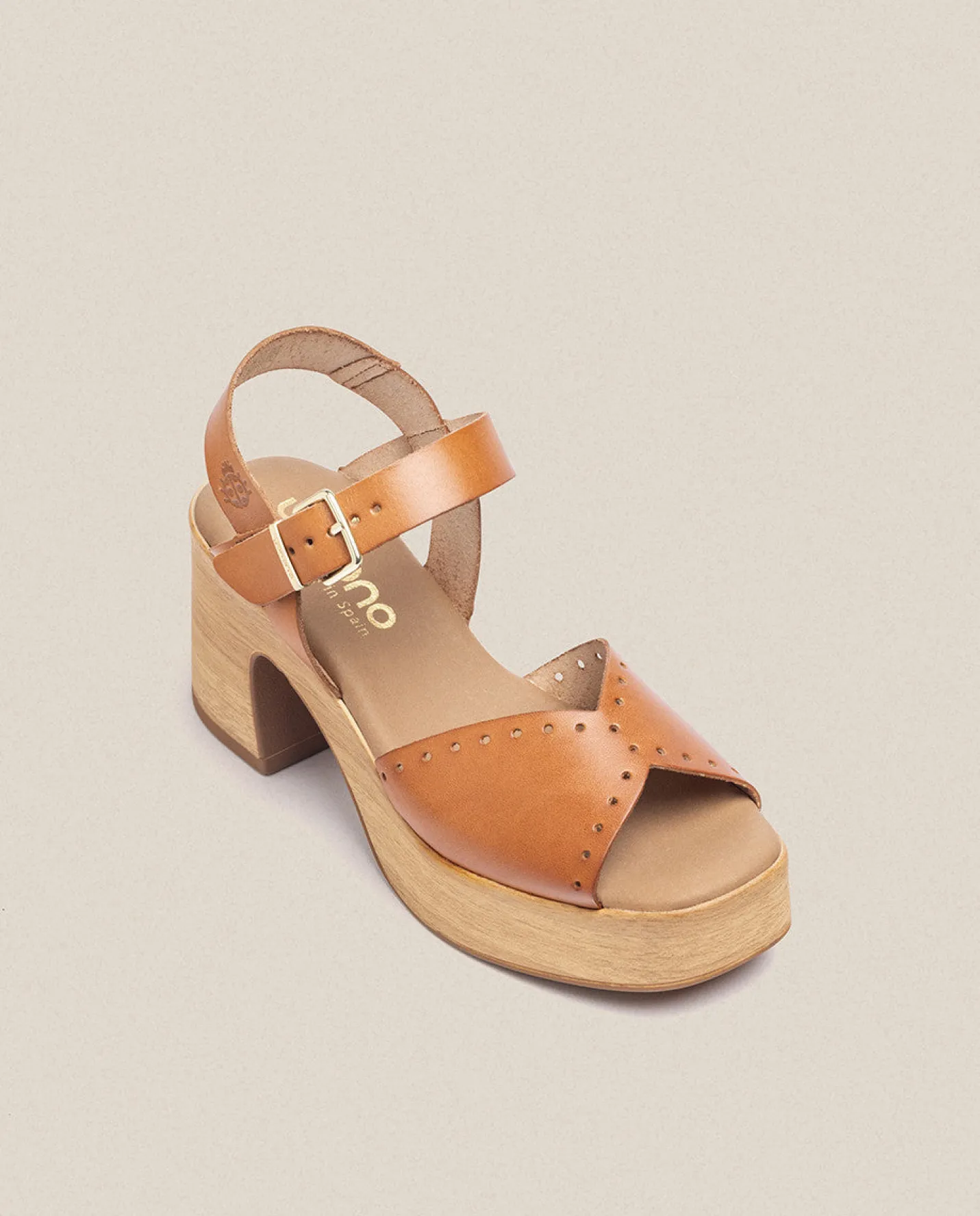 Cheap Heeled Sandal BONAI-002 Brown Heeled Sandals