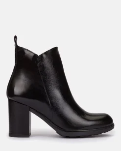 Fashion Heeled Shoe KIEL-002 Black Ankle Boots