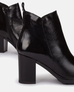 Fashion Heeled Shoe KIEL-002 Black Ankle Boots