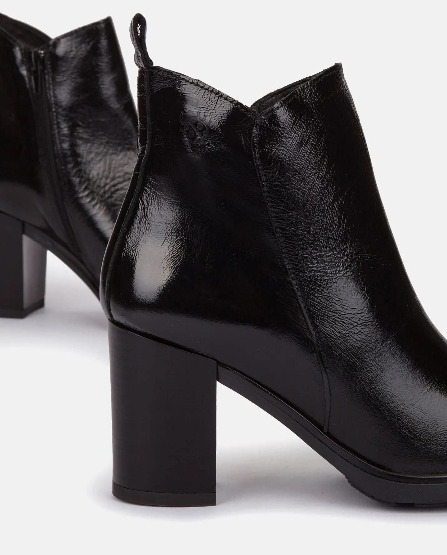 Fashion Heeled Shoe KIEL-002 Black Ankle Boots