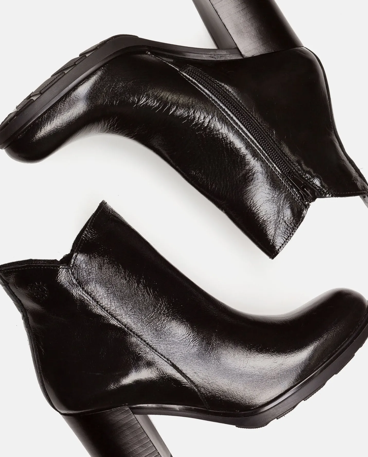 Fashion Heeled Shoe KIEL-002 Black Ankle Boots