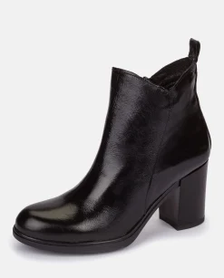 Fashion Heeled Shoe KIEL-002 Black Ankle Boots