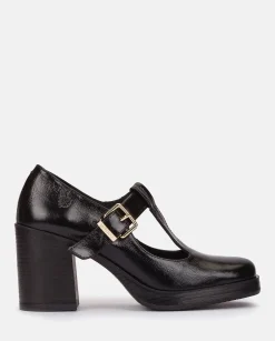 New Heeled Shoe KOLIN-002 Black Shoes