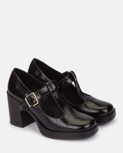 New Heeled Shoe KOLIN-002 Black Shoes