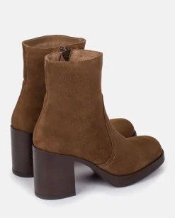 New Heeled Shoe KOLIN-001 Brown Ankle Boots