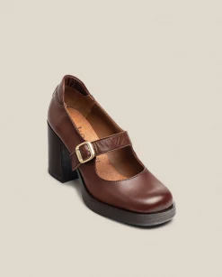 New Heeled Shoe KOLIN-010 Brown Shoes
