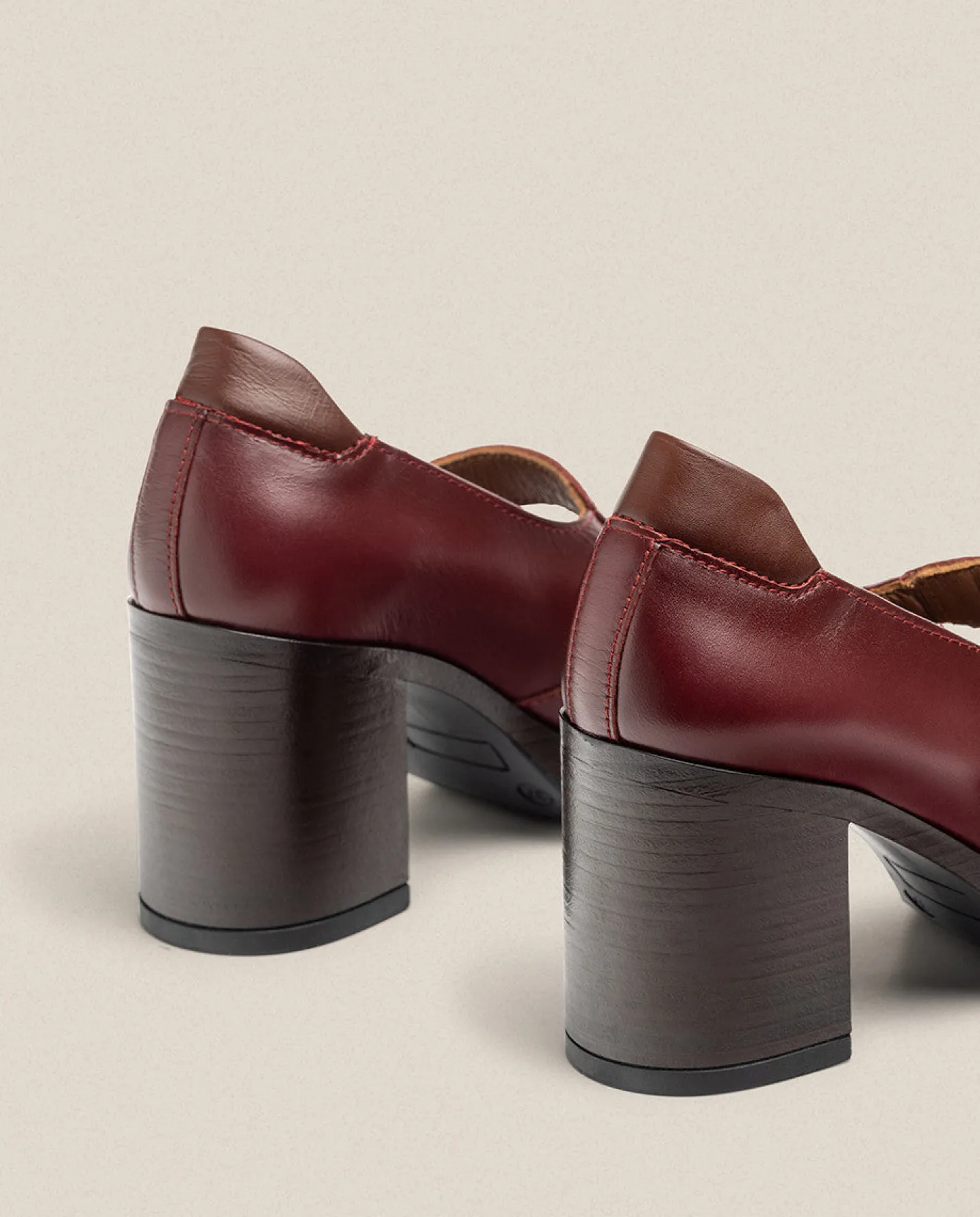 Online Heeled Shoe KOLIN-010 Burgundy Shoes