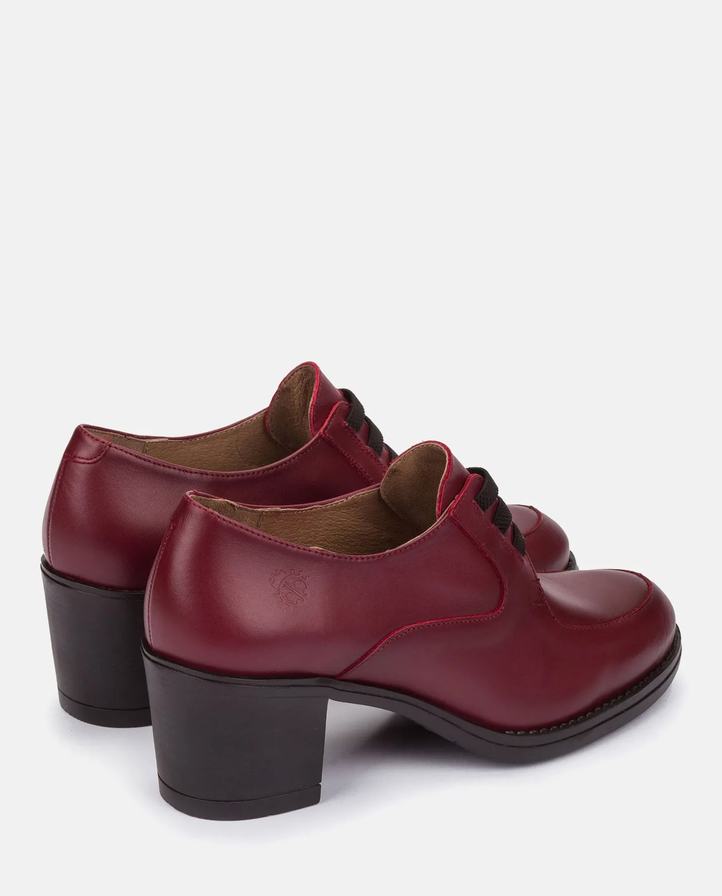Discount Heeled Shoe LILLE-008 Burgundy Shoes