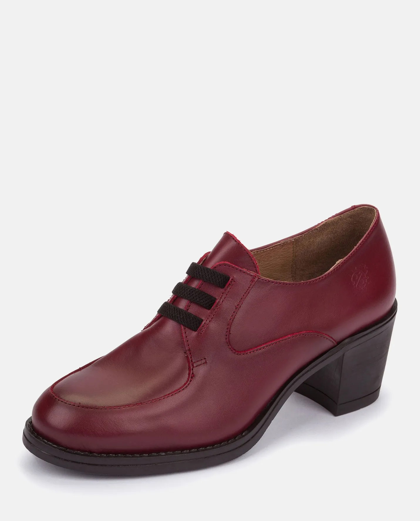 Discount Heeled Shoe LILLE-008 Burgundy Shoes