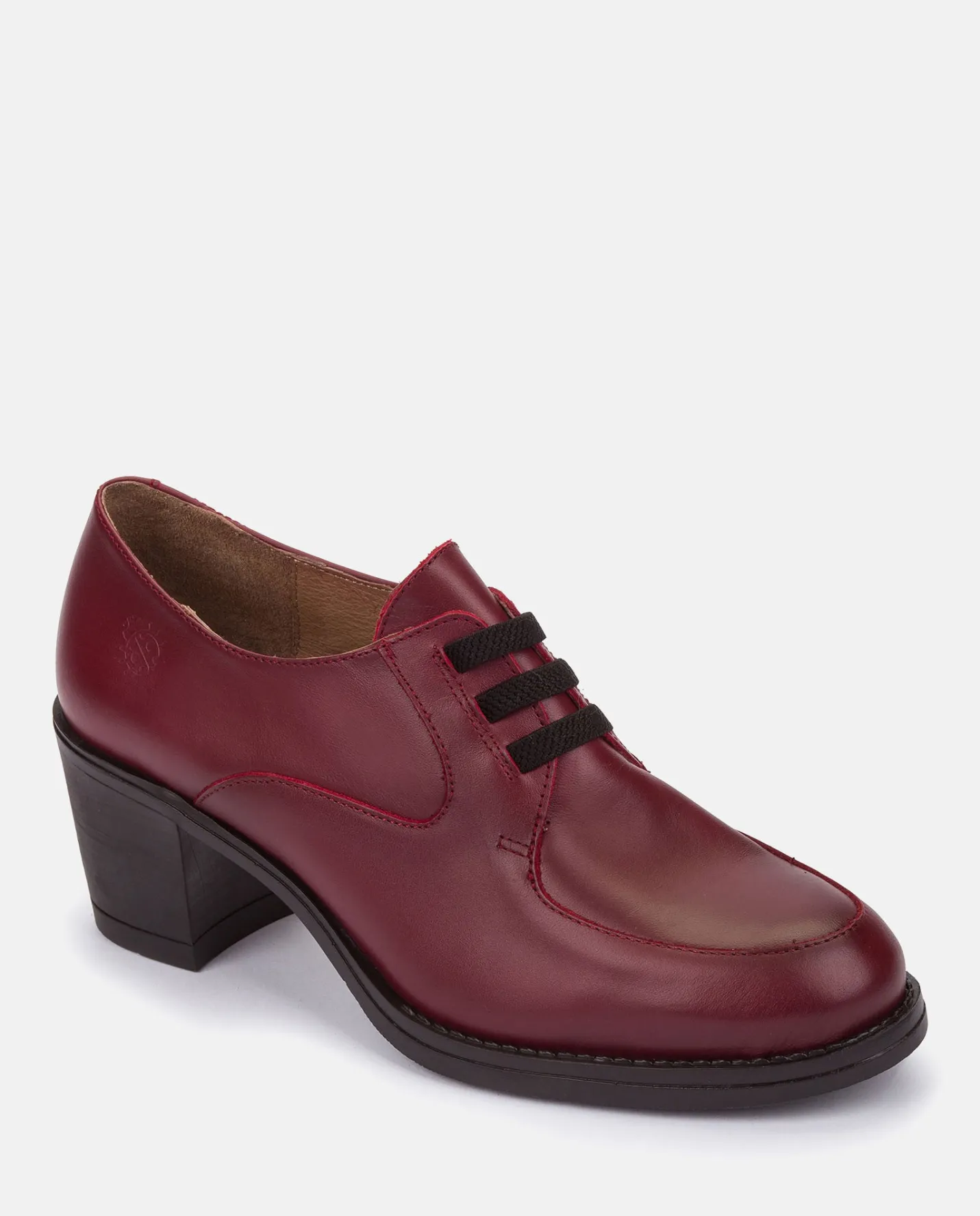 Discount Heeled Shoe LILLE-008 Burgundy Shoes