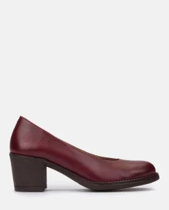 Store Heeled Shoe LILLE-007 Burgundy Shoes