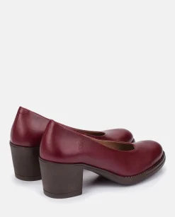 Store Heeled Shoe LILLE-007 Burgundy Shoes