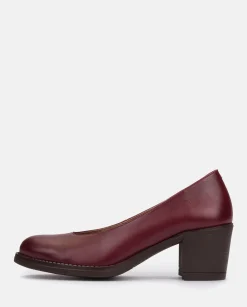 Store Heeled Shoe LILLE-007 Burgundy Shoes
