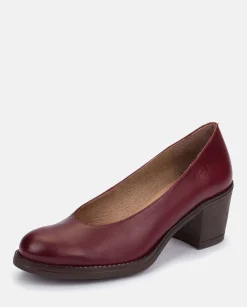 Store Heeled Shoe LILLE-007 Burgundy Shoes