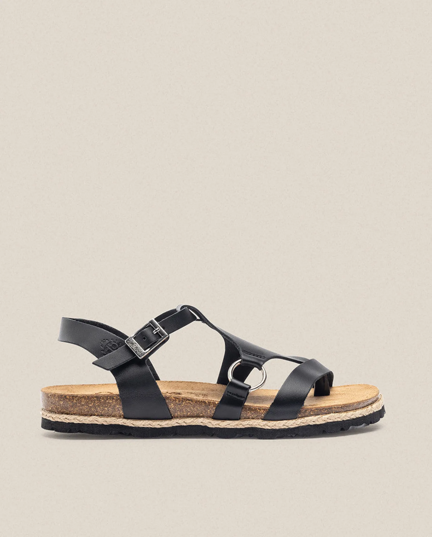 Clearance Platform Sandal CHIPRE-021 Black Platform Sandals|Flat Sandals