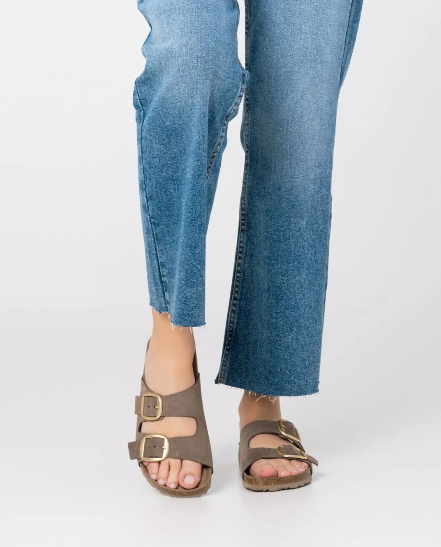 New Platform Sandal GRANADA-700 Gray Flat Sandals