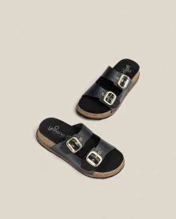 Sale Platform Sandal OCA-013 Black Platform Sandals
