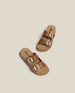 Outlet Platform Sandal OCA-013 Brown Platform Sandals