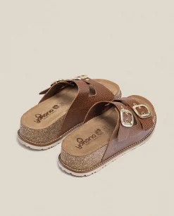 Outlet Platform Sandal OCA-013 Brown Platform Sandals