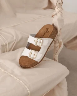 Store Platform Sandal OCA-013 White Platform Sandals