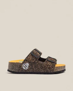 Outlet Platform Sandal West 003 Orange Platform Sandals