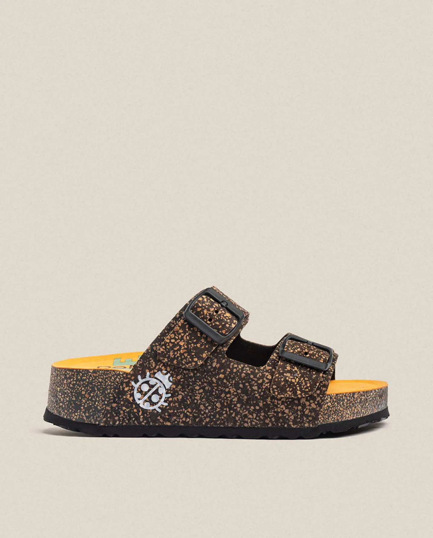 Outlet Platform Sandal West 003 Orange Platform Sandals