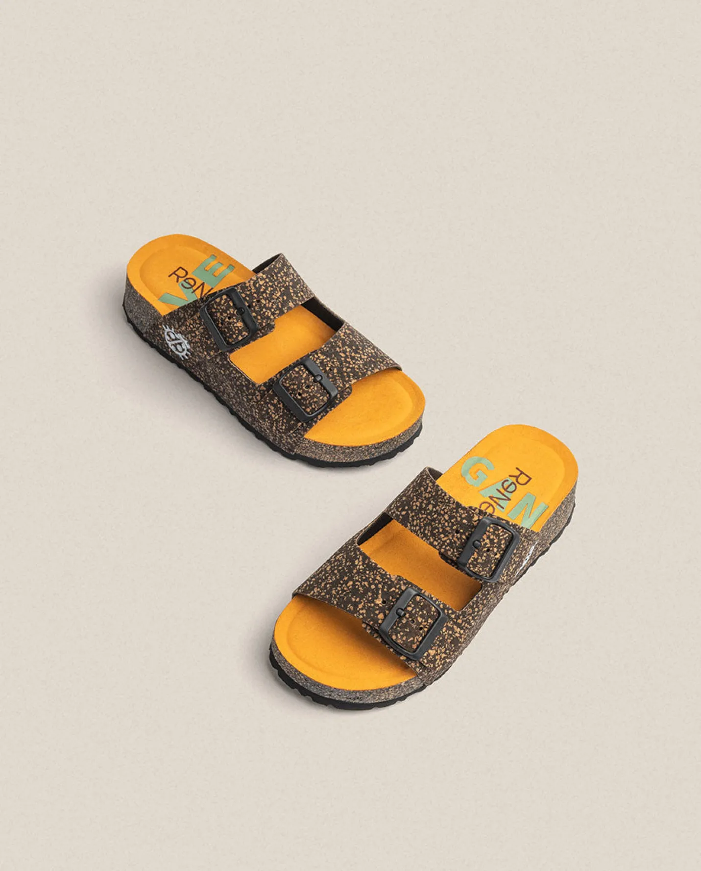 Outlet Platform Sandal West 003 Orange Platform Sandals