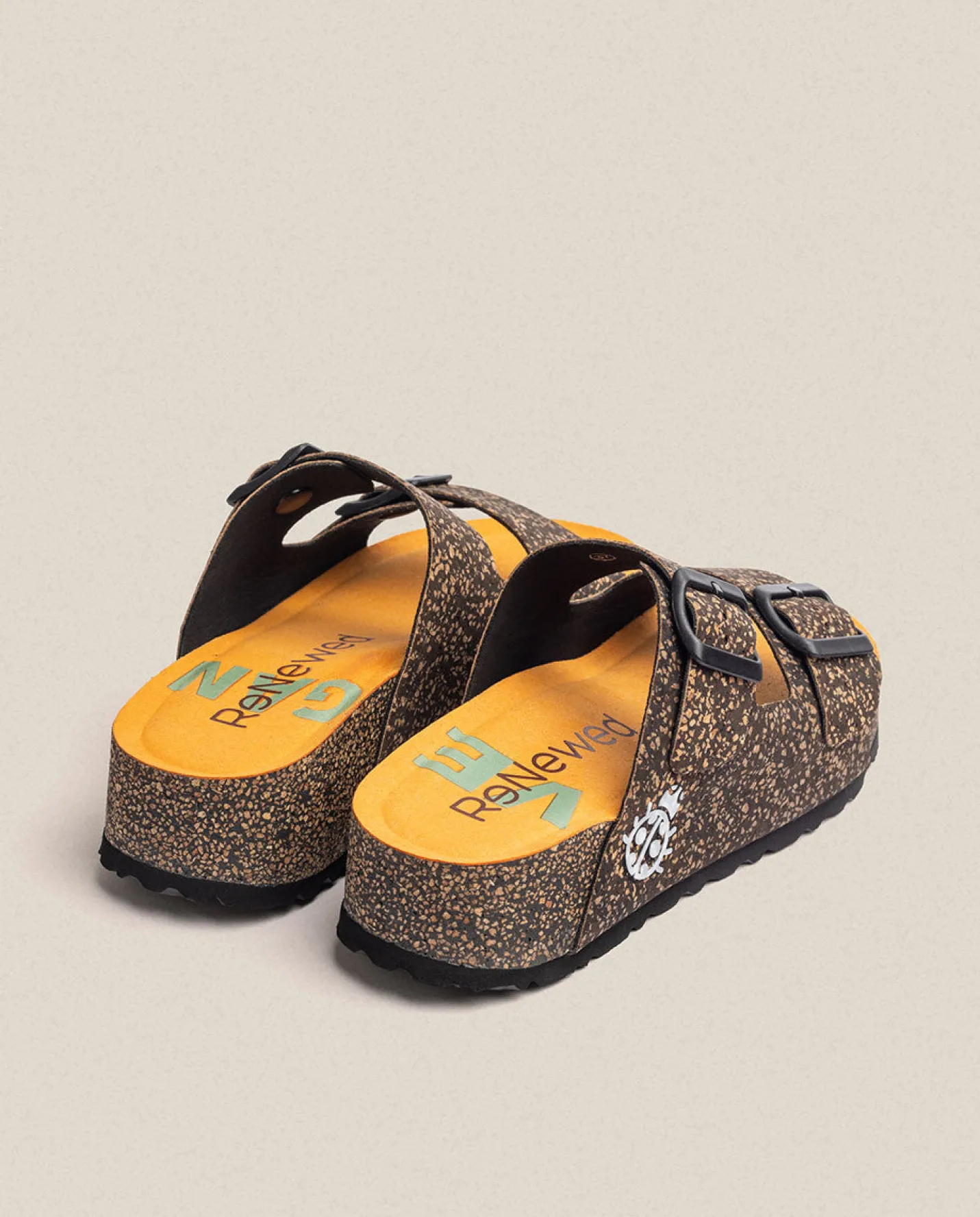 Outlet Platform Sandal West 003 Orange Platform Sandals