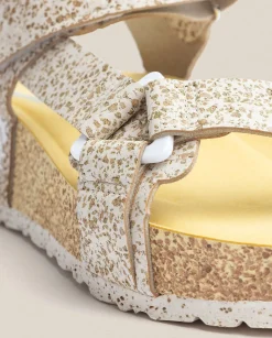 Outlet Platform Sandal West 007 White Platform Sandals