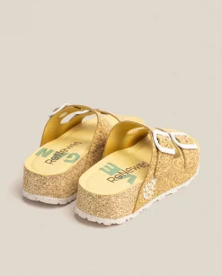 Fashion Platform Sandal West 003 Yellow Platform Sandals