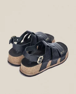 Best Sale Sandalia De Plataforma Oca 007 Negro Platform Sandals