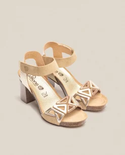 Cheap Sandalia De Tacón Ponza 007 Marron Heeled Sandals