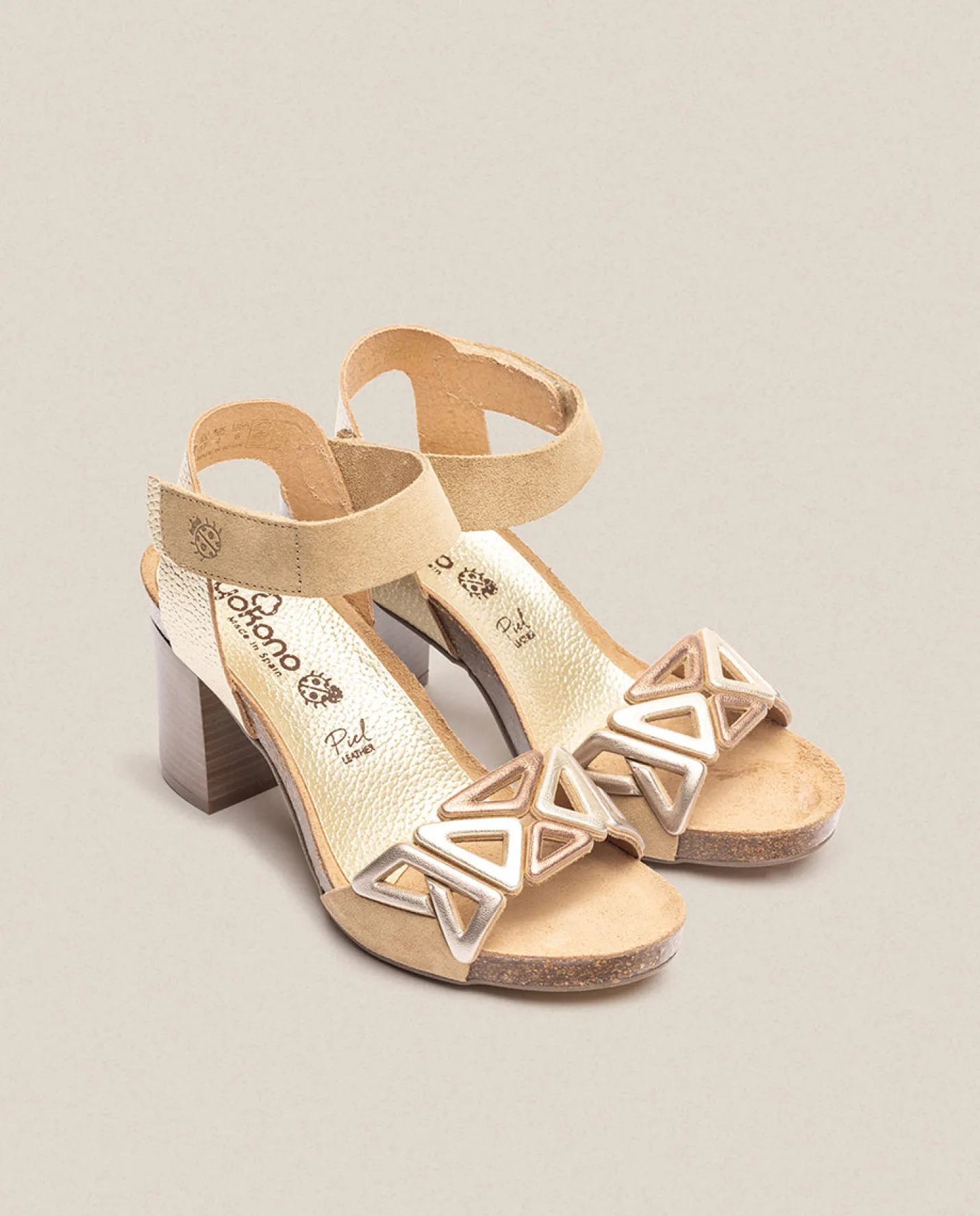 Cheap Sandalia De Tacón Ponza 007 Marron Heeled Sandals